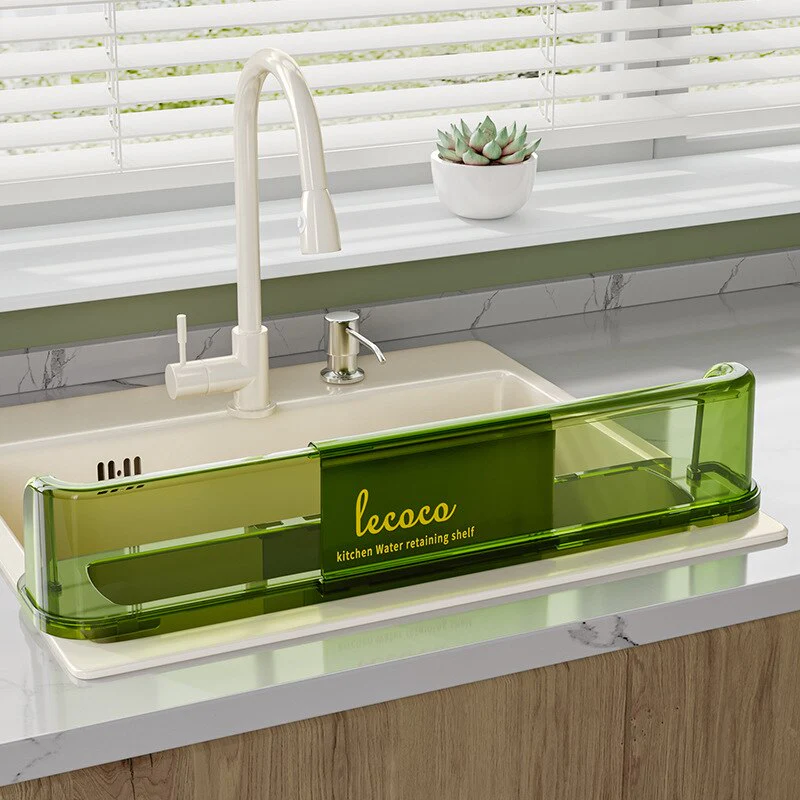 Splash-Proof Telescopic Sink Storage Rack - Image 2