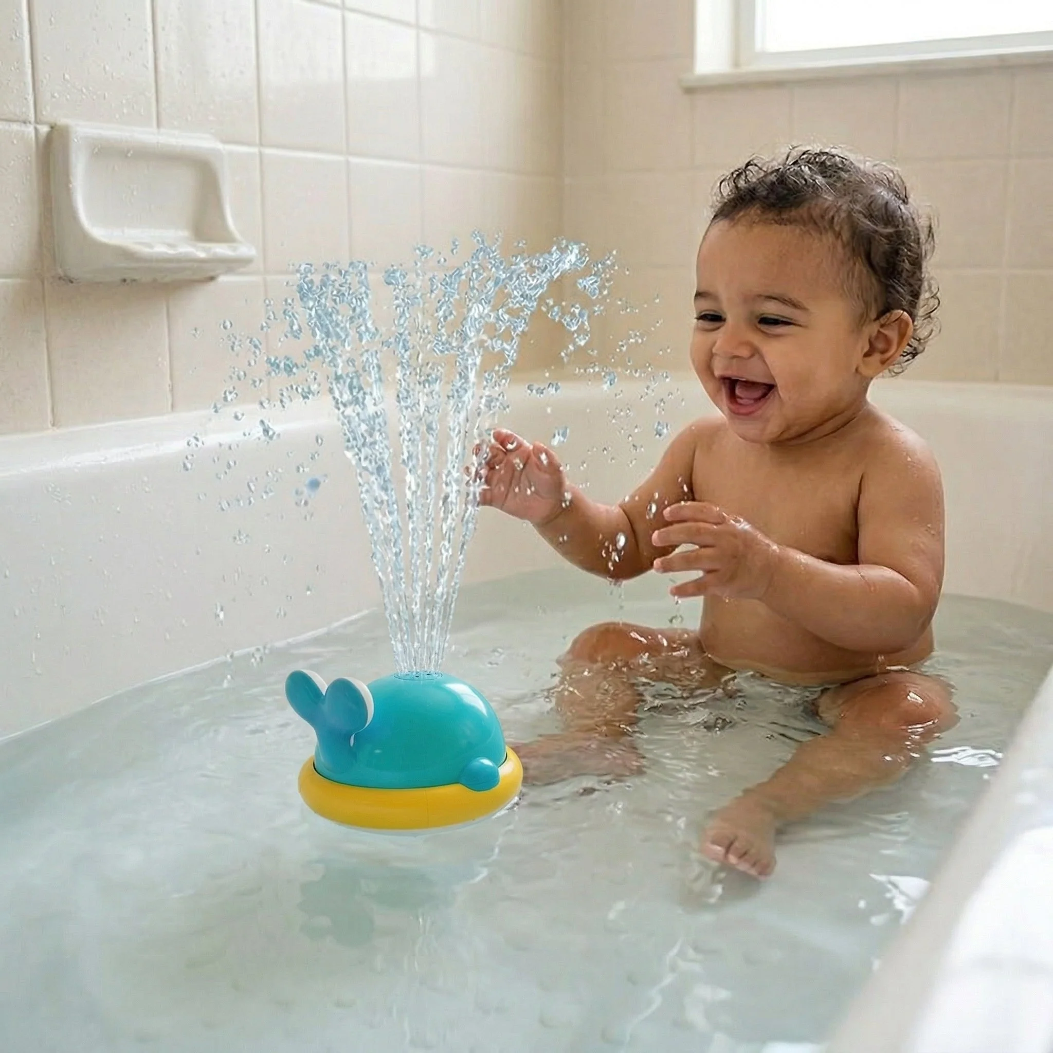 Splash Whale Auto-Spray Baby Bath Water Toy - Image 3