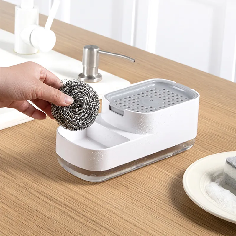 Sponge Rack Automatic Kitchen Soap Dispenser - Image 2