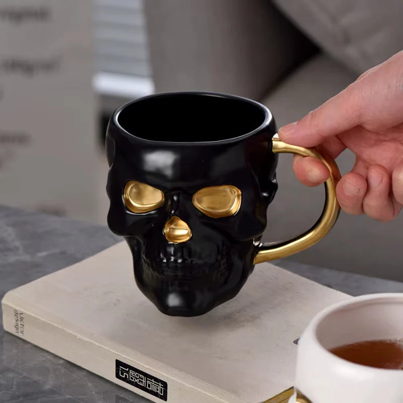 Spooky Skull Coffee Mug - Image 8