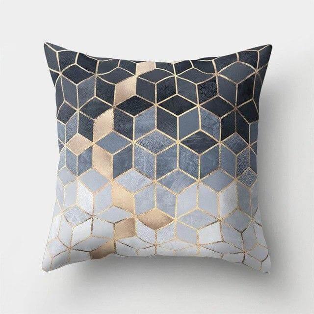 Square Decorative Geometric Striped Pillow Cases - Image 17