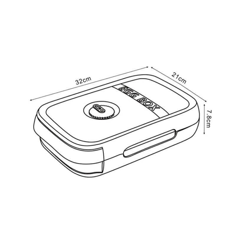 Stackable Refrigerator Egg Storage Drawer Box - Image 8