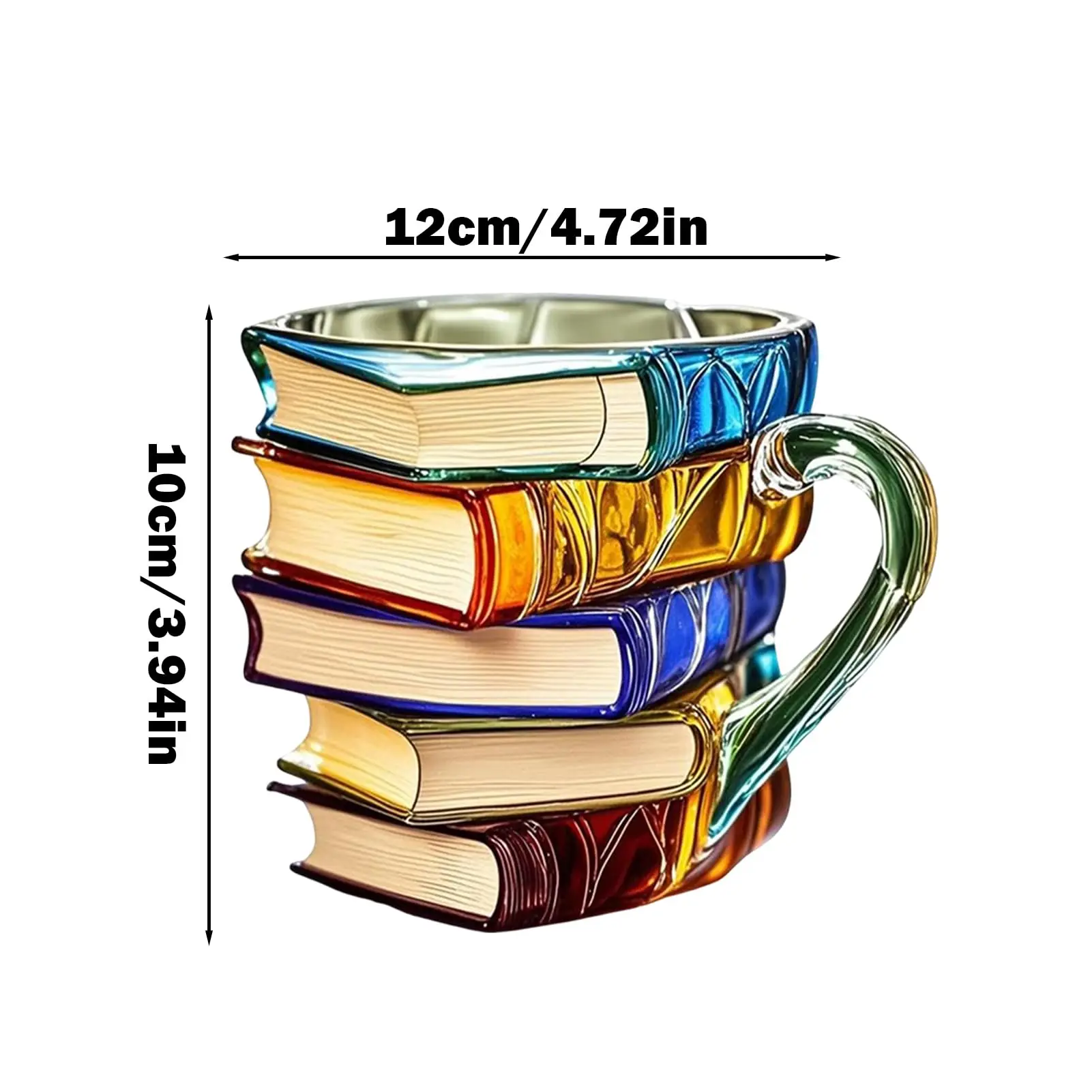 Stacked Books Shape Coffee Mug - Image 5
