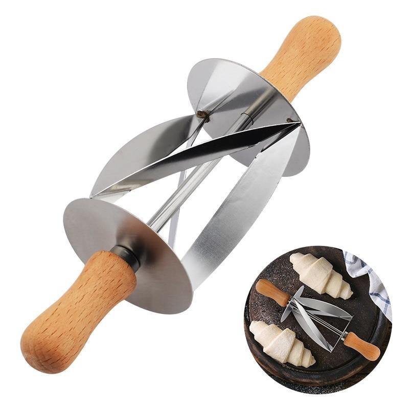 Stainless Steel Croissant Bread Rolling Cutter - Image 4