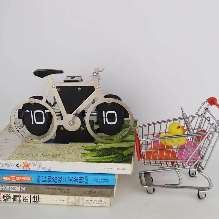 Stainless Steel Digital Automatic Creative Bike Clock - Image 4
