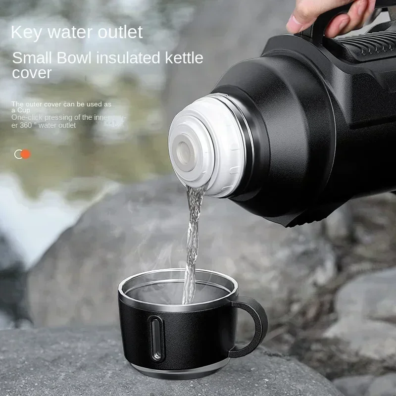 Stainless Steel Heavy Duty Travel Hiking Thermos - Image 2