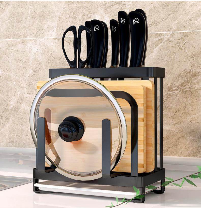 Stainless Steel Kitchen Utensils Organizer Drying Rack - Image 14