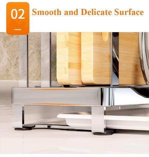 Stainless Steel Kitchen Utensils Organizer Drying Rack - Image 3