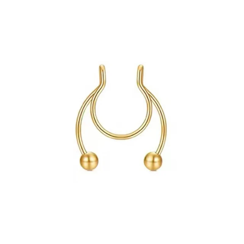 Stainless Steel Magnetic Fake Nose Piercing - Image 8