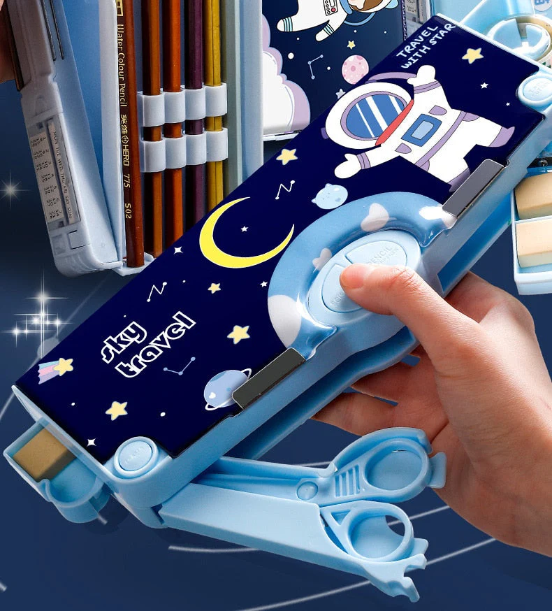 Stationery Kids Cartoon Pencil Storage Box - Image 2