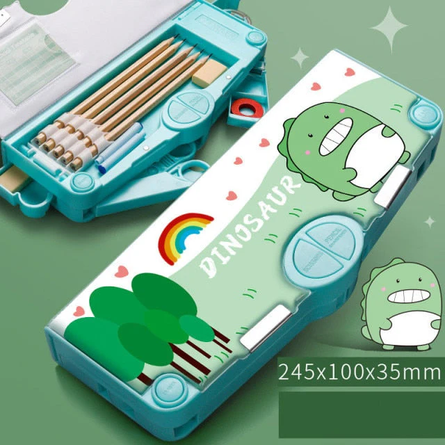 Stationery Kids Cartoon Pencil Storage Box - Image 5
