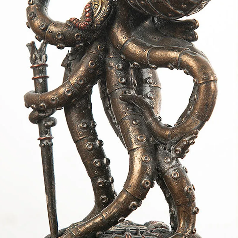 Steampunk Octopus Mechanical Traveler Figurines Home Decors - Image 5