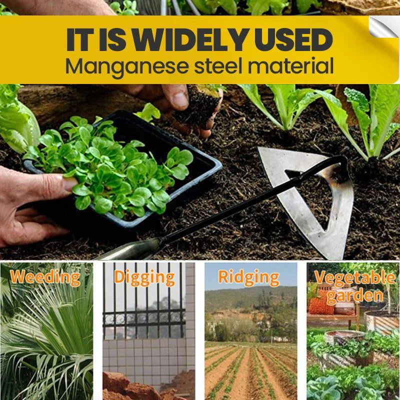 Steel Handheld Hollow Plant Shovel Rake - Image 2