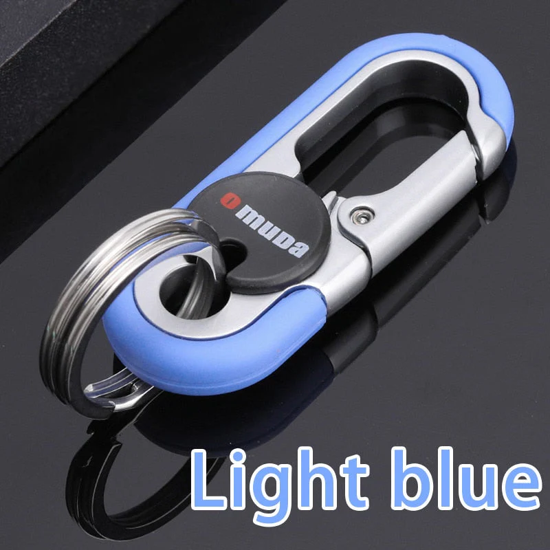 Steel Secure Double Ring Hook Keychain - Image 10