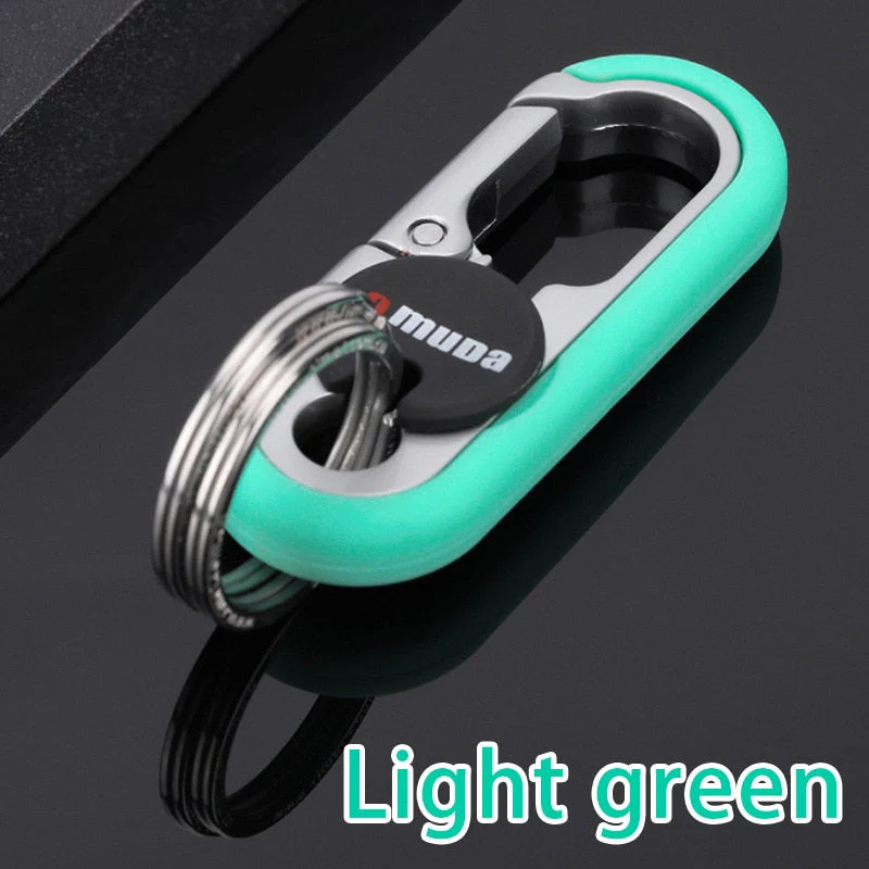 Steel Secure Double Ring Hook Keychain - Image 5