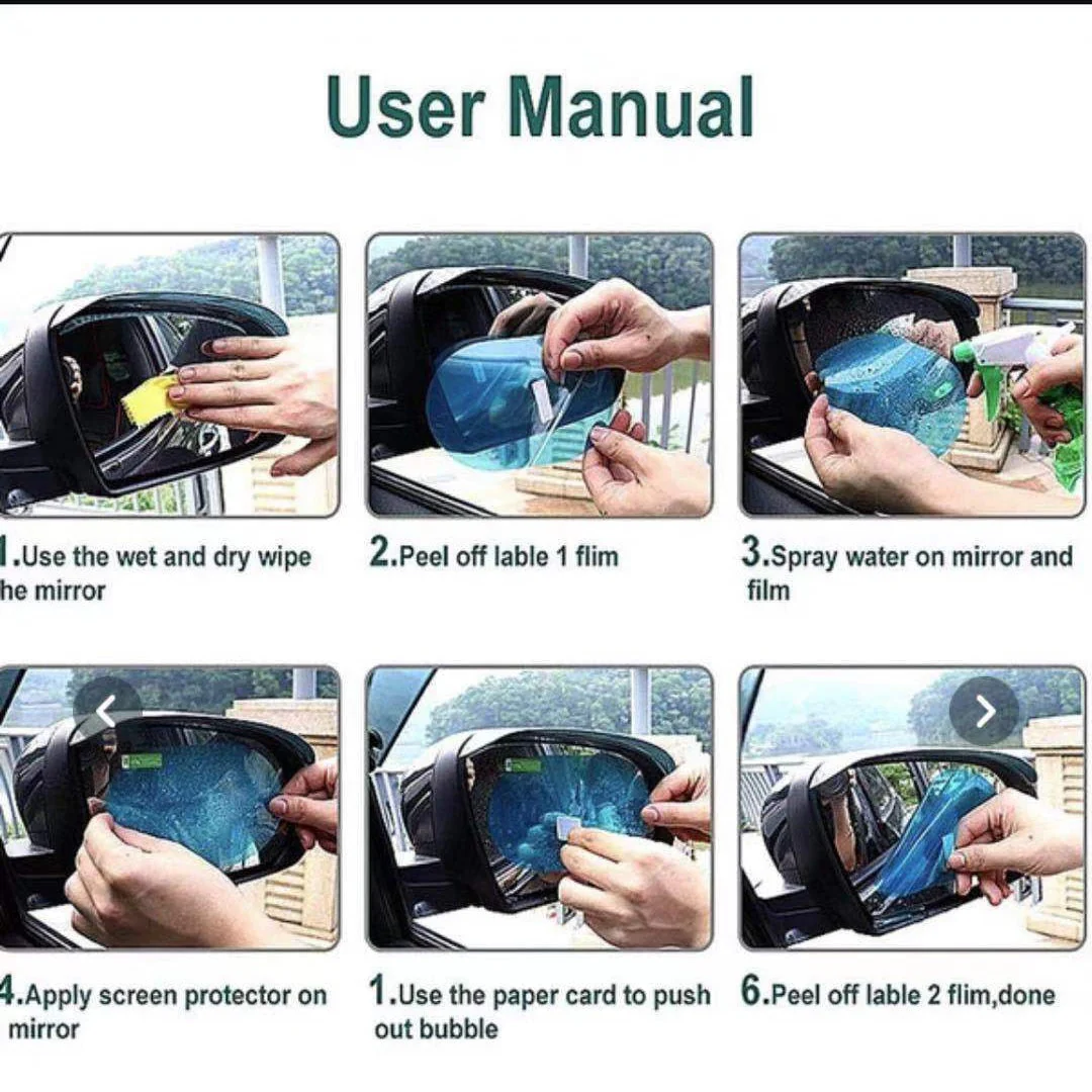 Sticky Rain-proof Car Window Film - Image 3