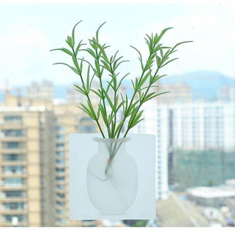 Sticky Silicone Plant Flower Vase - Image 3