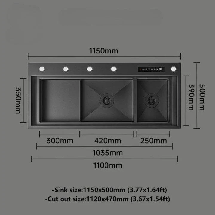 Stream Line Modern Water Station Kitchen Sink - Image 4