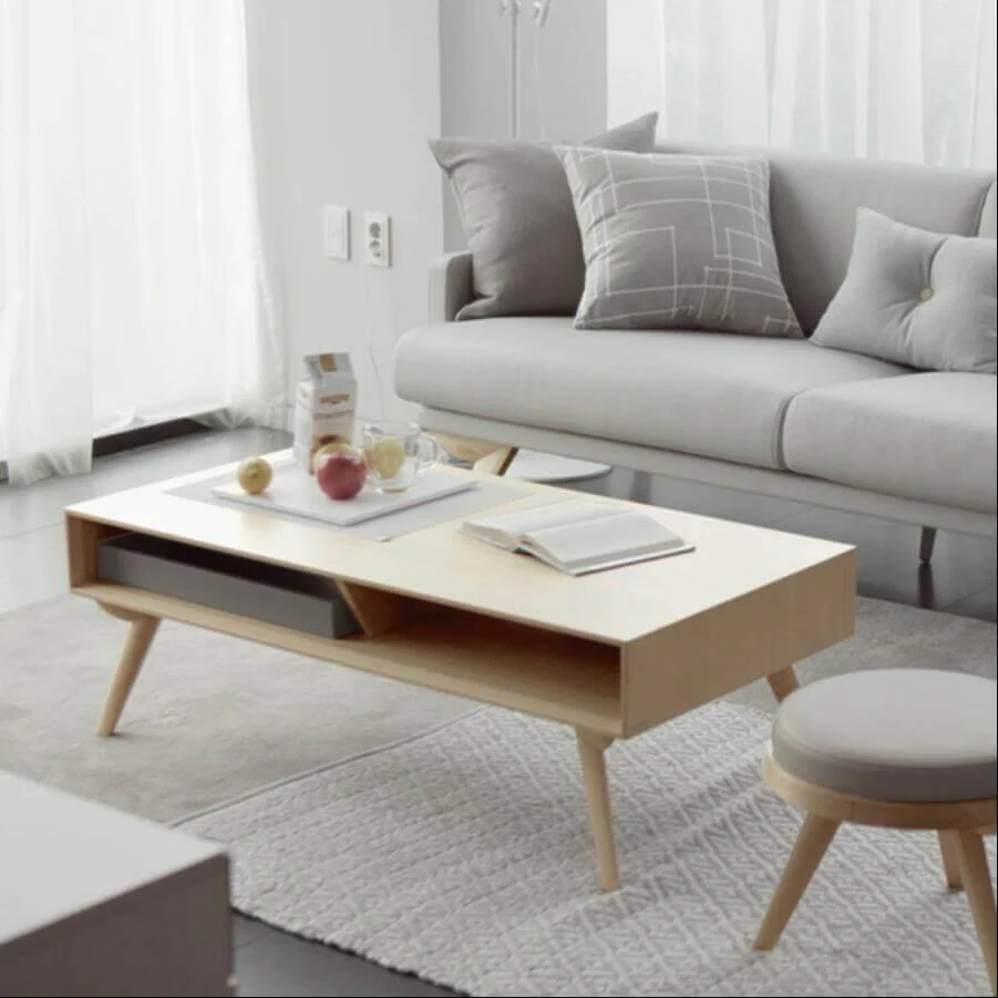 Stylish New Century Mavi's Modern Coffee Table - Image 3