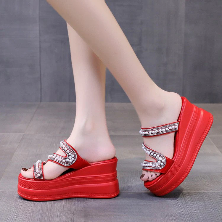 Summer Walk High Platform Slippers - Image 2