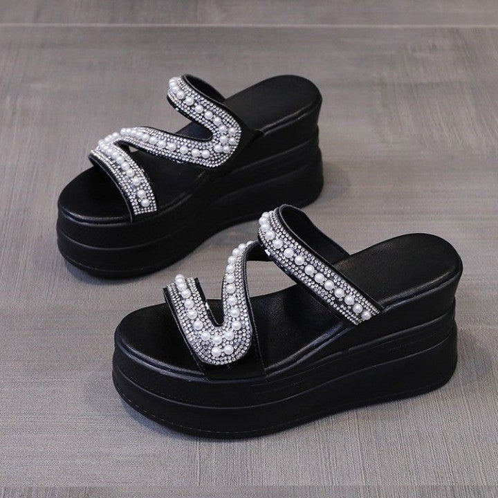 Summer Walk High Platform Slippers - Image 3