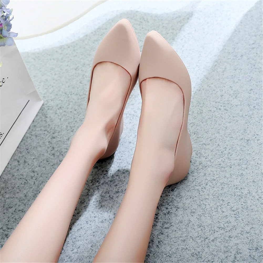 Summer Waterproof Comfy Slip-on High Heels - Image 6