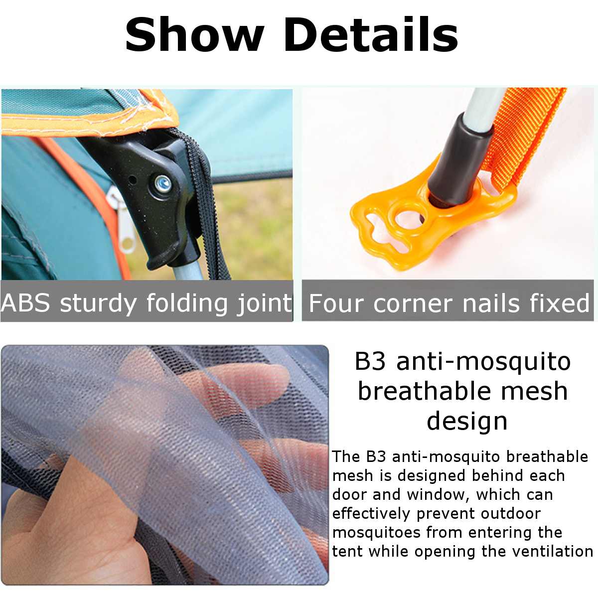 Quick Opening Large Capacity Camping Tent - Image 11