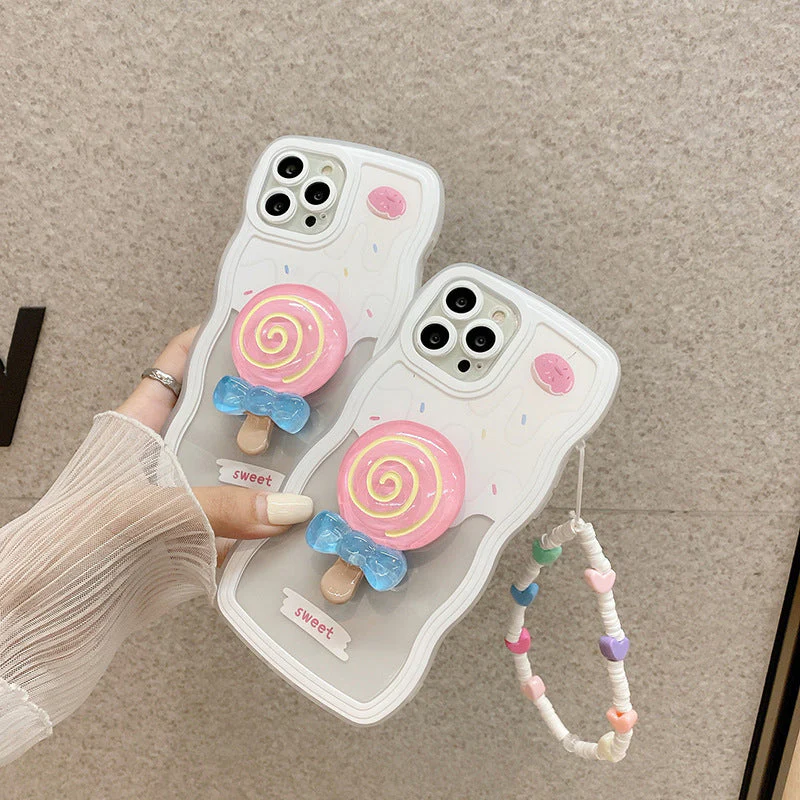 Sweet Treat 3D Japanese Style Heart iPhone Case - Image 2