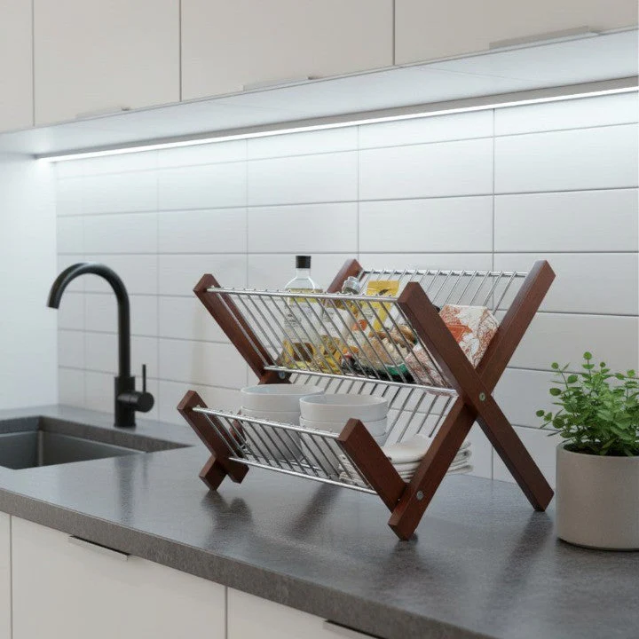 Swift Fold Collapsible Dish Drying Rack - Image 7