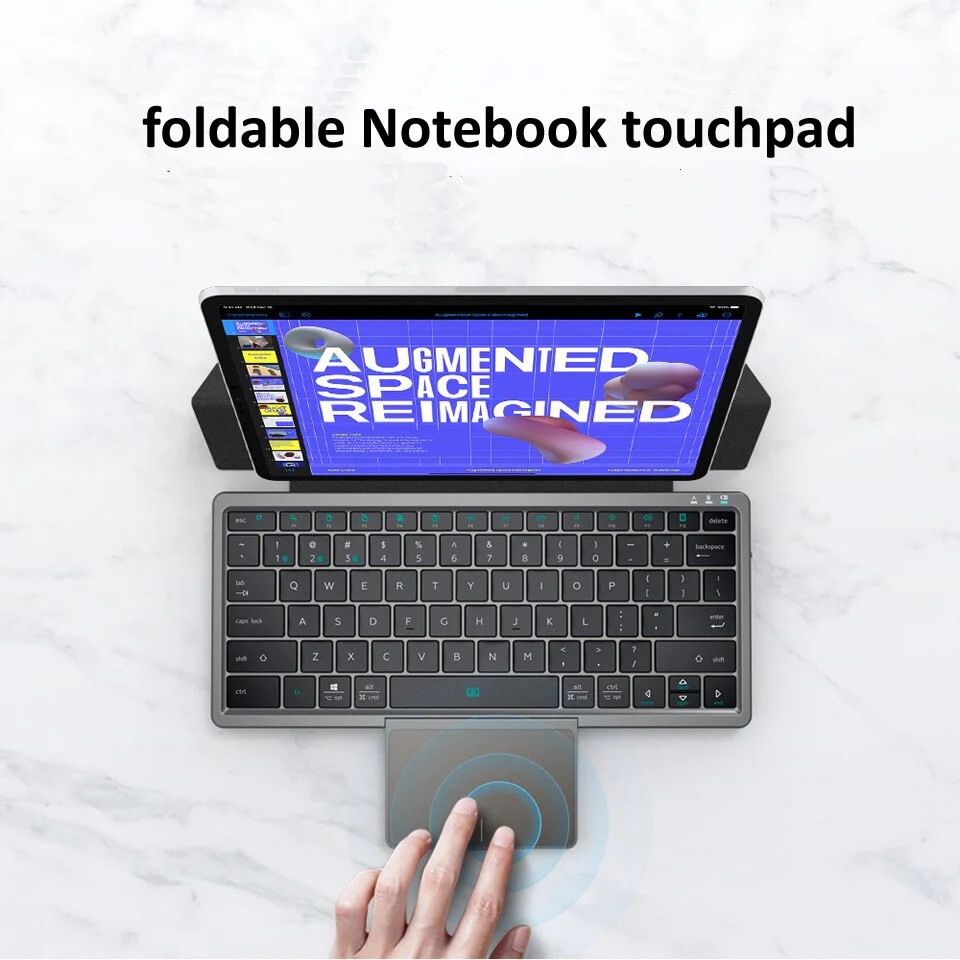 Tablet Holder Wireless Practical Touchpad Portable Keyboard - Image 8