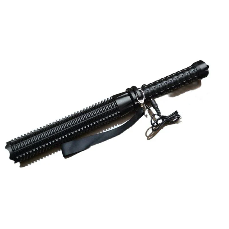 Tactical Rechargeable Flashlight Telescopic Self Defense Stick - Image 4
