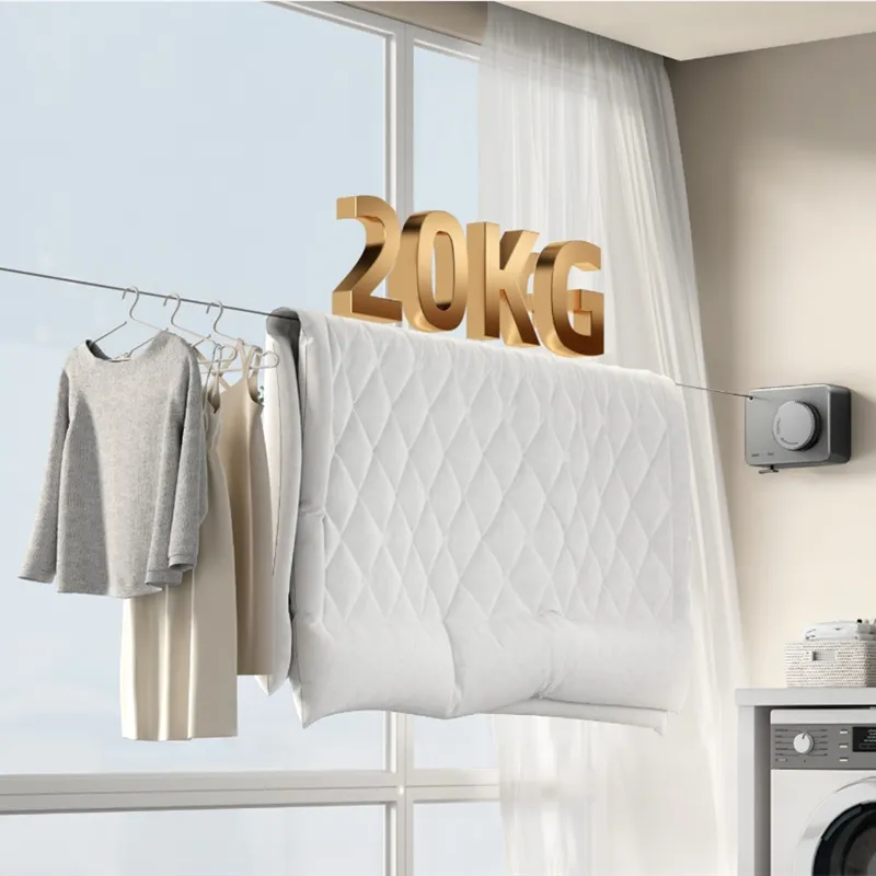 Telescopic Invisible Space Saving Clothes Drying Line - Image 3