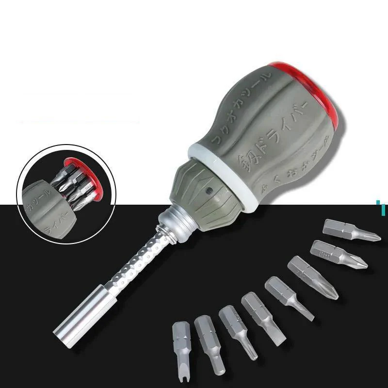 Telescopic Portable Magnetic Fix Flex Screwdriver Set - Image 8