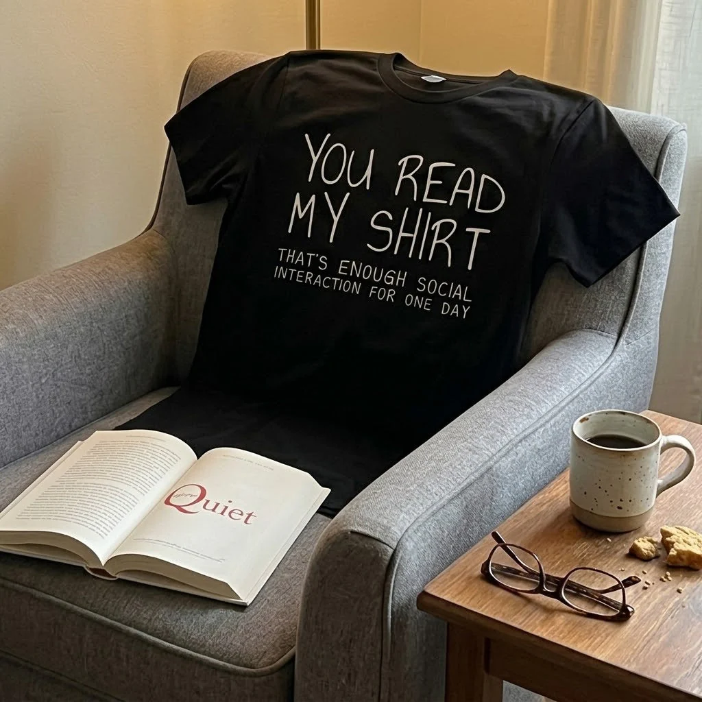 That's Enough Social Interaction For One Day T-Shirt - Image 3
