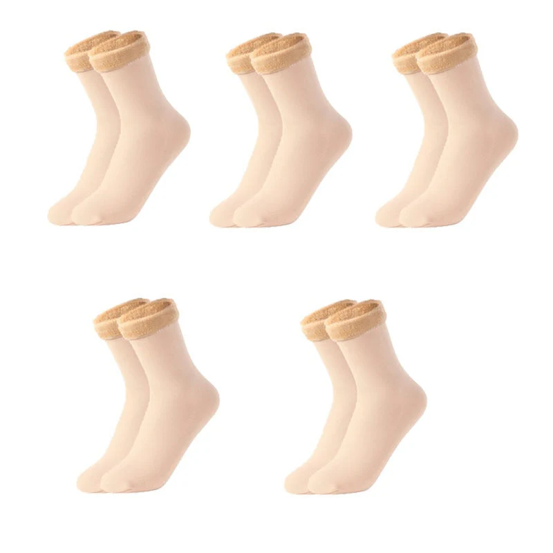 Thermal Touch Winter Warm Solid Thick Socks - Image 3