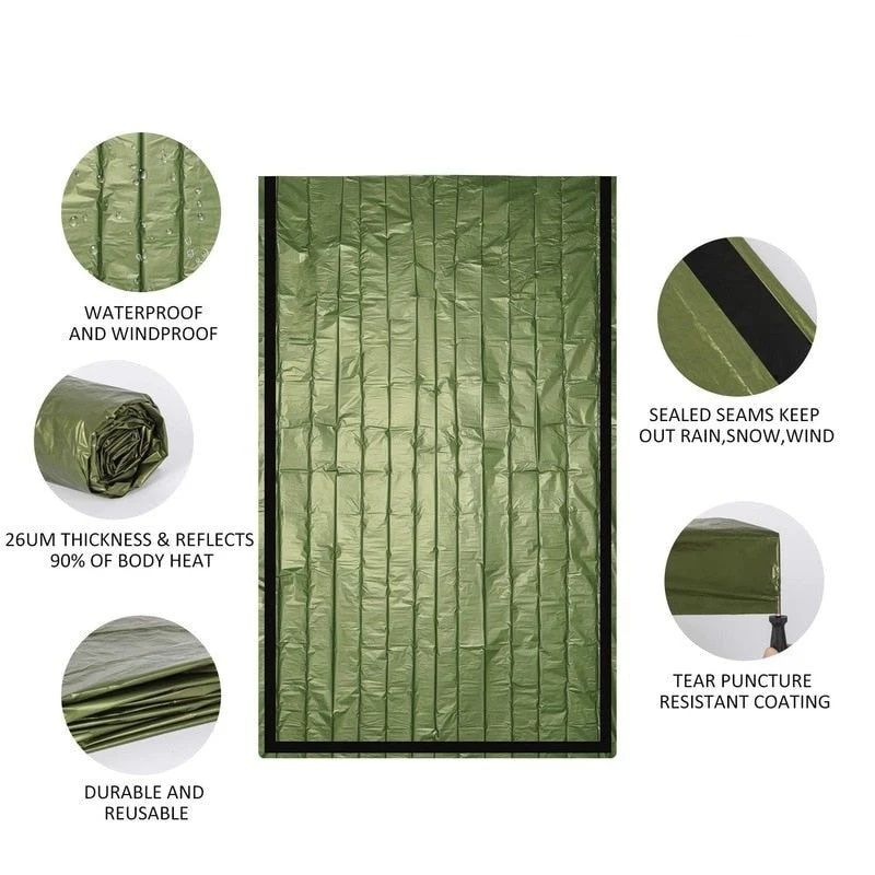 Thermal Waterproof Camping Sleeping Bag - Image 3