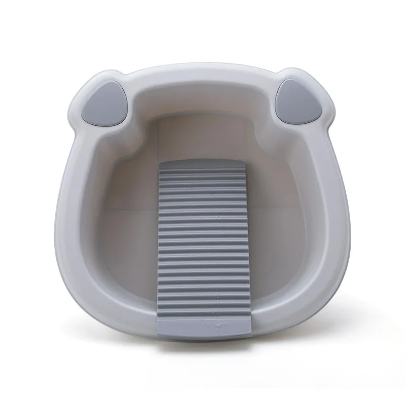 Thickened Plastic Integrated Washboard Compact Washbasin - Image 6