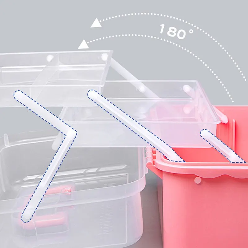 Three Layer Multi-Use DIY Craft Storage Box - Image 5