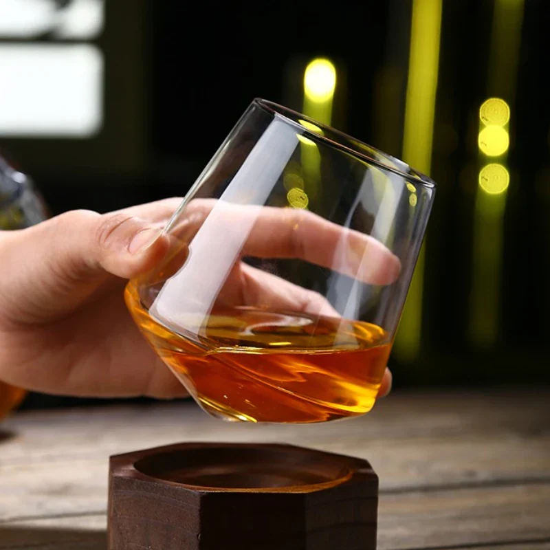 Tilted Base Whiskey Rocking Glass - Image 2