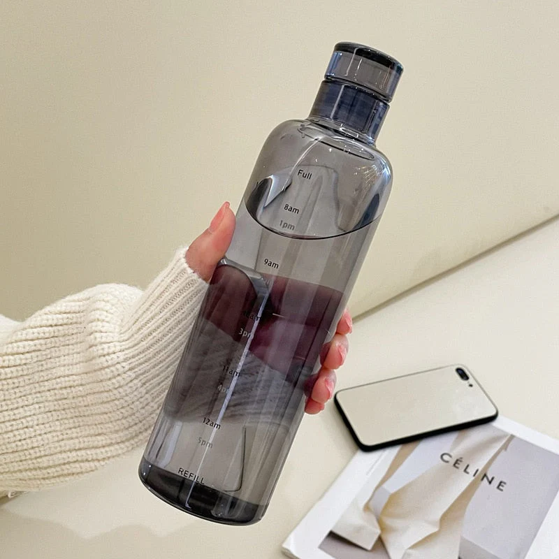 Time Scale Heat-Resistant Glass Water Bottle - Image 11