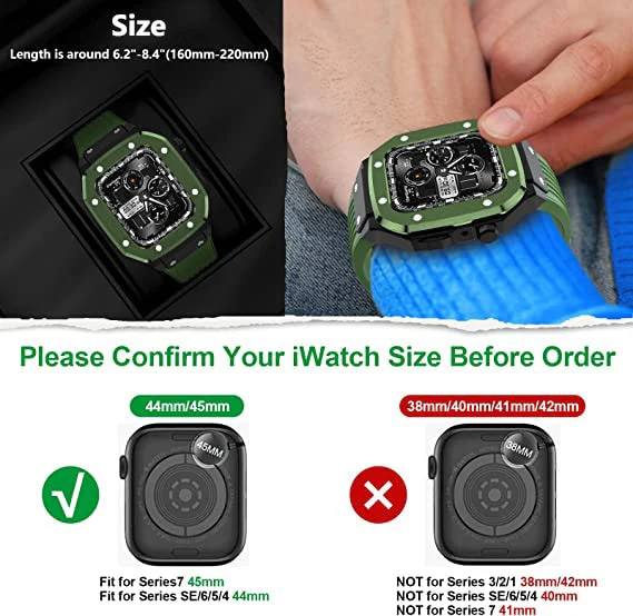 Time Tune Stainless Steel Smart Watch Modification Kit - Image 3