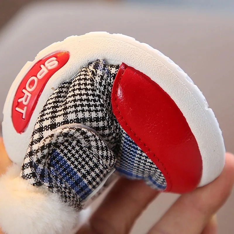 Toddler First Walk Warm Winter Sneakers - Image 4