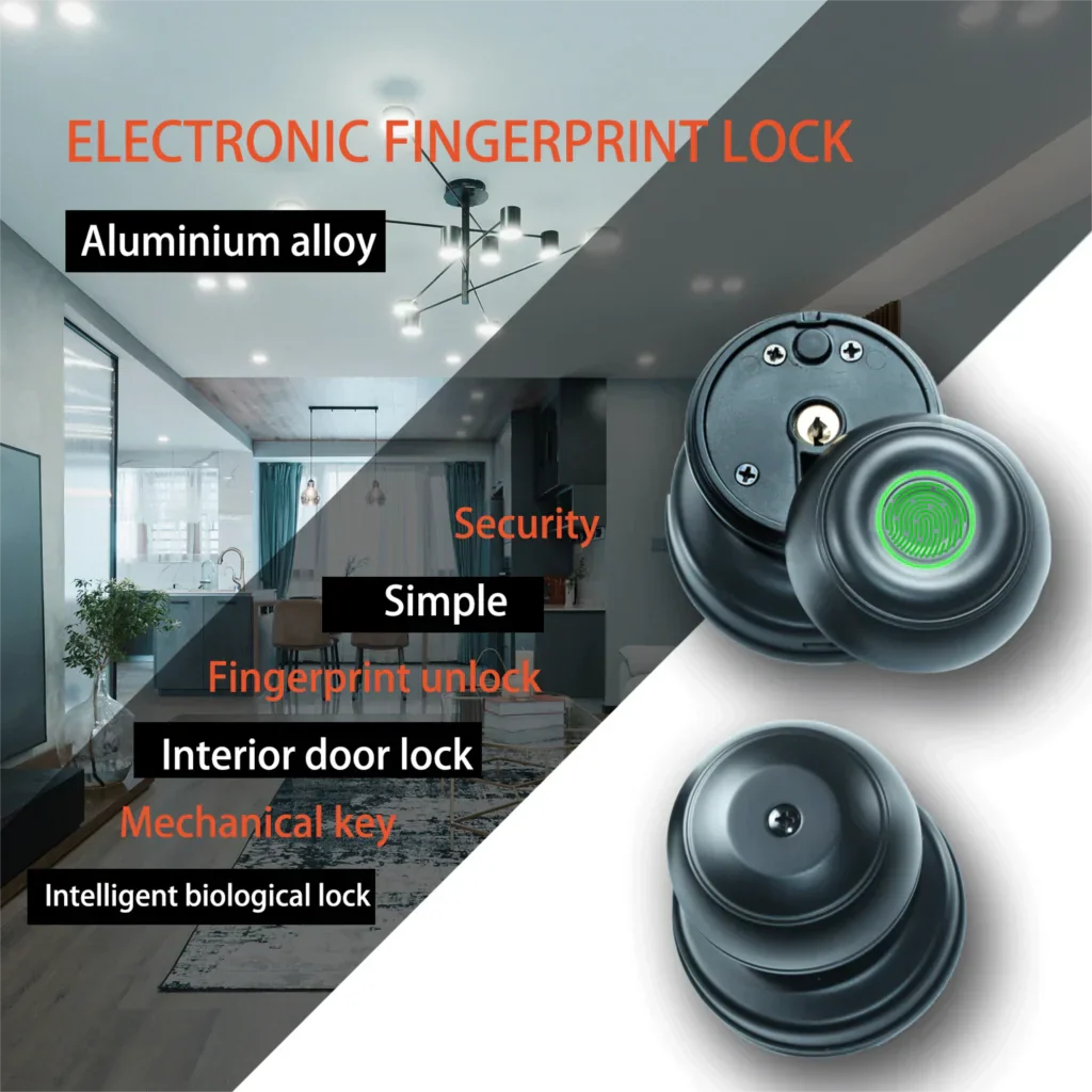 Touch Secure Fingerprint Smart Door Knob - Image 3