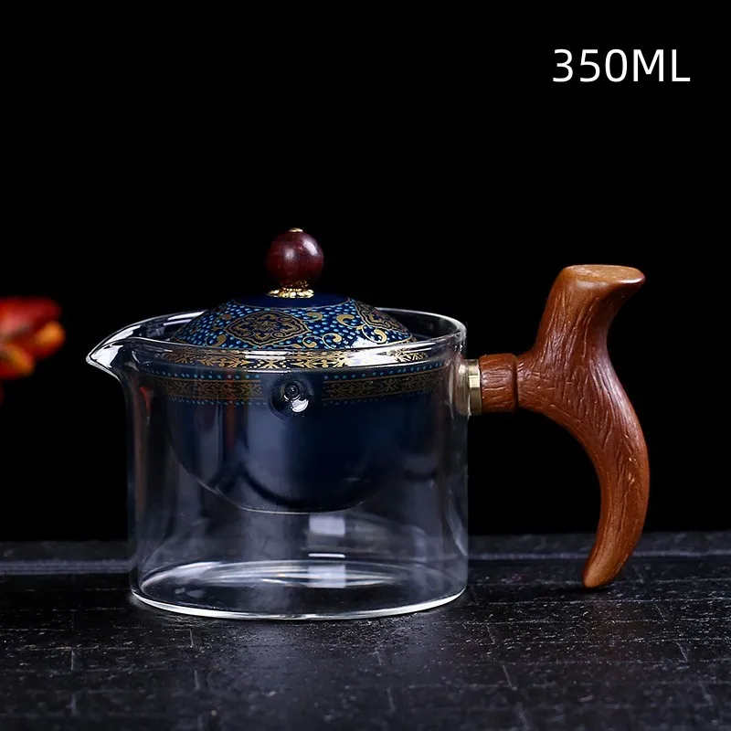 Traditional Harmony Ceramic Rotating Teapot - Image 11