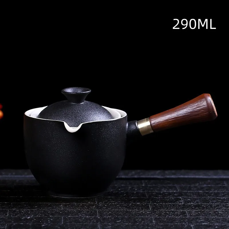 Traditional Harmony Ceramic Rotating Teapot - Image 5