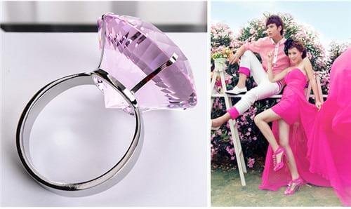 Transparent Giant Crystal Ring - Image 2