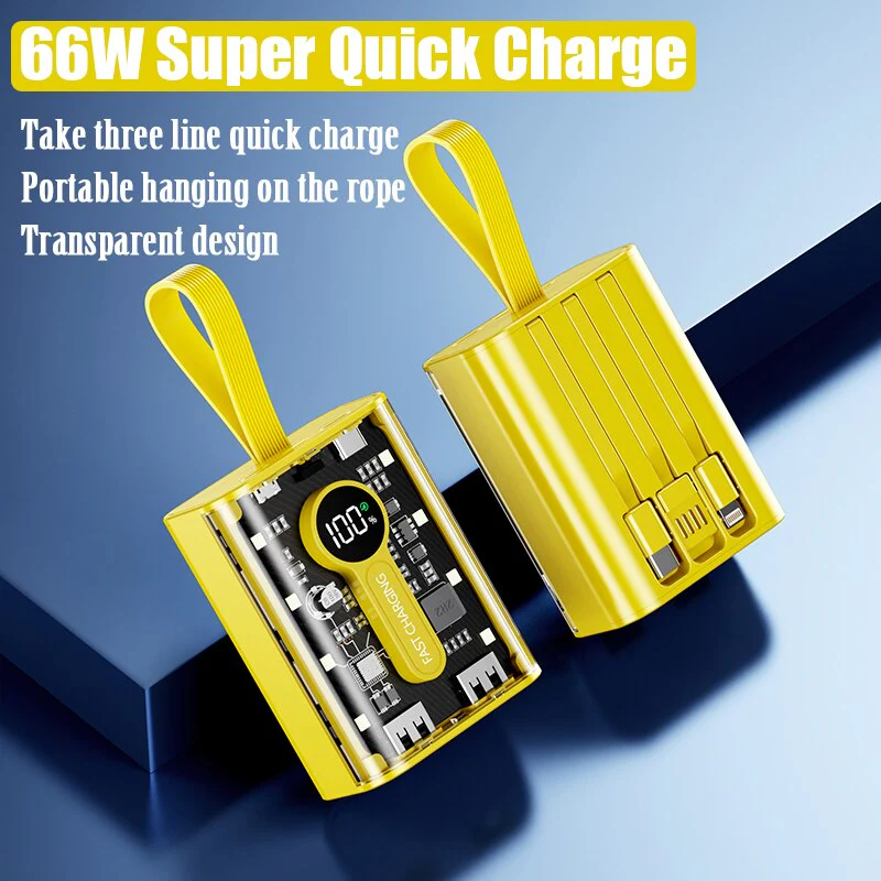 Transparent Insight Quick Charge Powerbank - Image 4