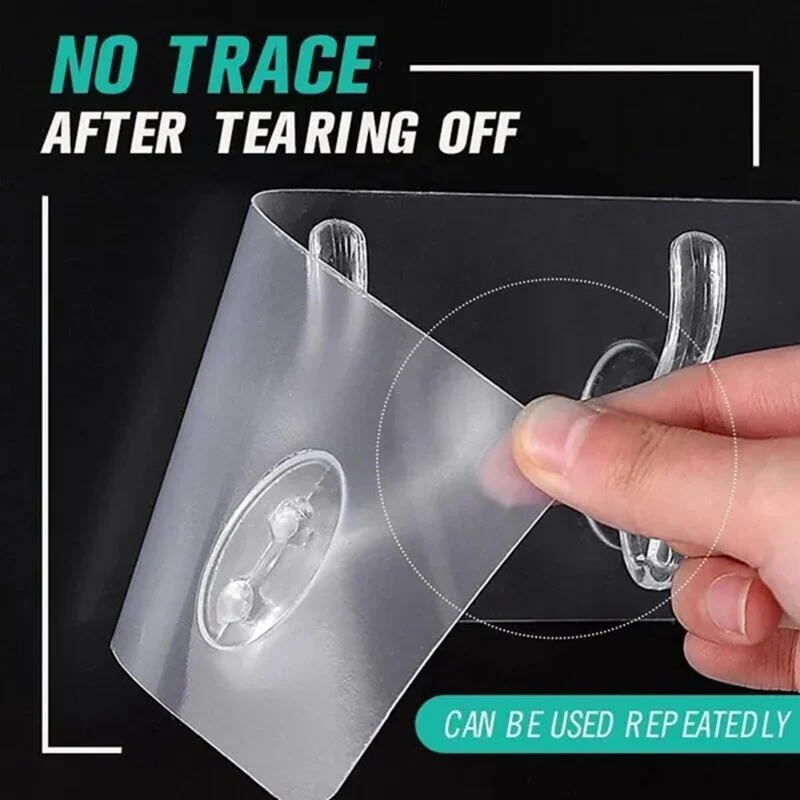 Transparent Invisible Adhesive Simple Wall Hangers - Image 5