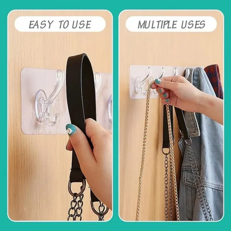 Transparent Invisible Adhesive Simple Wall Hangers - Image 9