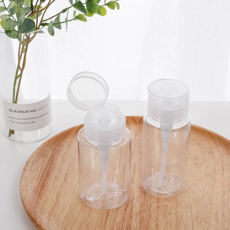 Transparent Refillable Cosmetic Storage Travel Bottle - Image 3